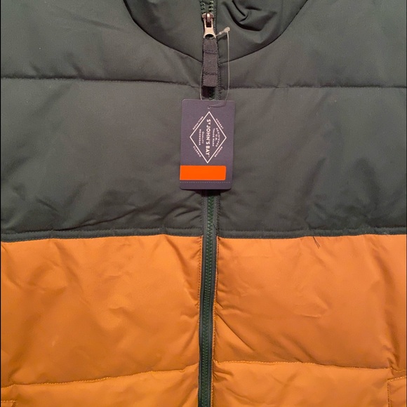 St. John’s Bay Vest, Green and Brown, L, XL - Picture 4 of 10